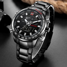 Load image into Gallery viewer, Men Clock Stainless Waterproof relogio masculino